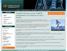 Tablet Screenshot of frederic-pavoine-osteopathe.com